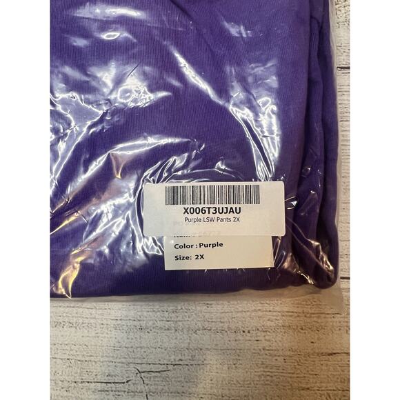 Freedom Fit Zone Women’s Purple Skirt 2X Cotton Side Slits & Pockets NWOT - Picture 6 of 6